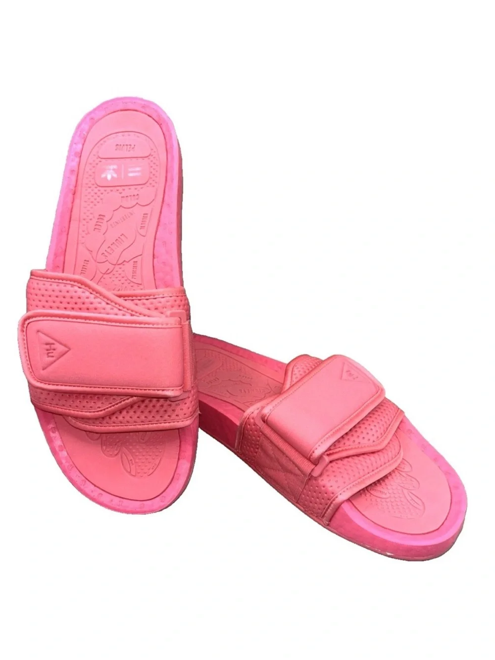 Adidas x Pharrell Boost PC Recovery Adjustable Comfy Semi Solar Pink Slide 10